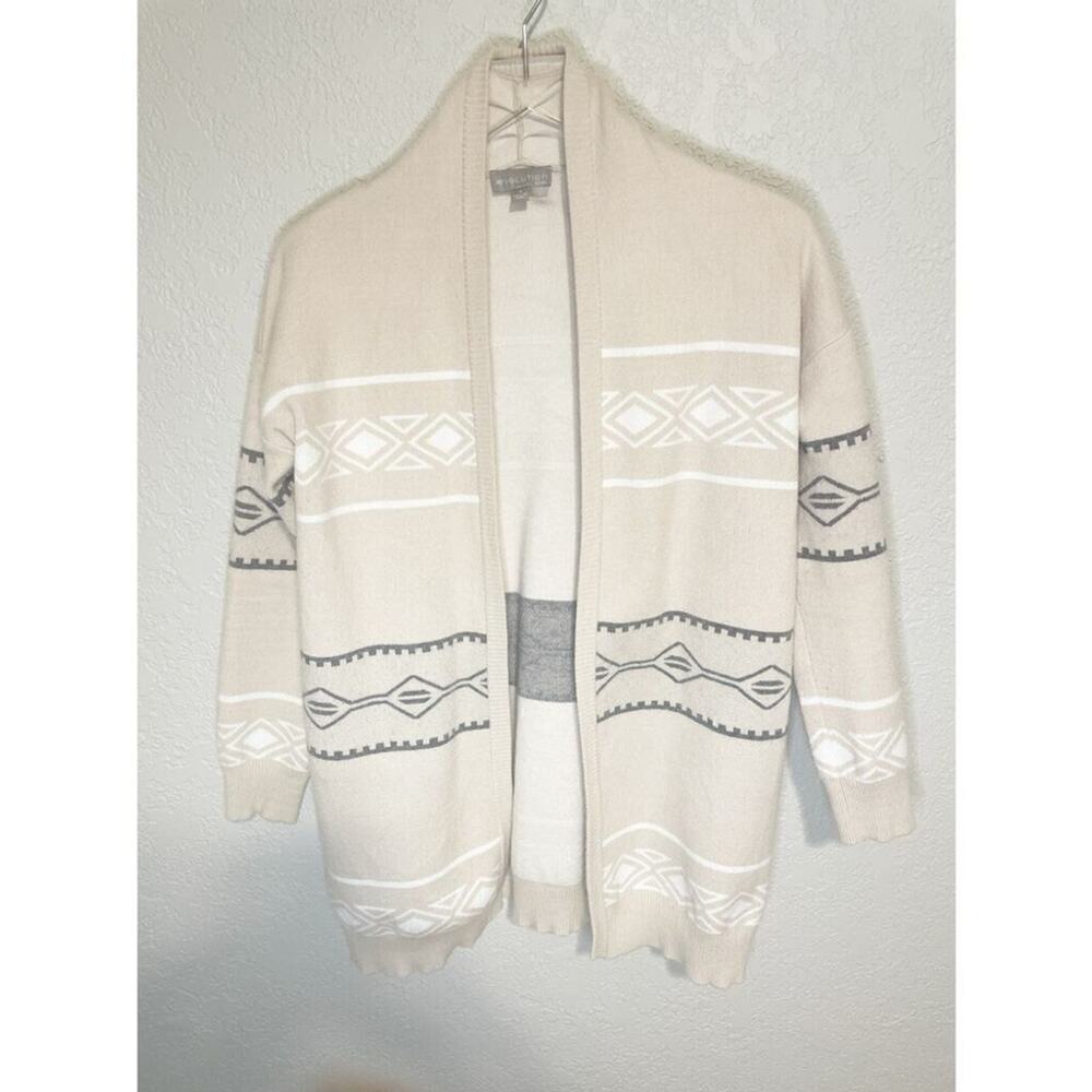 EVOLUTION BY CYRUS Aileen Graphic Print Cardigan - Picture 6 of 7